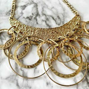 Erica Lyons Gold Statement Necklace